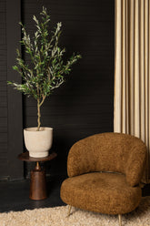 Tree Green Olive Tree In Pot L 110x70x156cm PTMD - Kunstplant - PTMD - livinglovely.nl