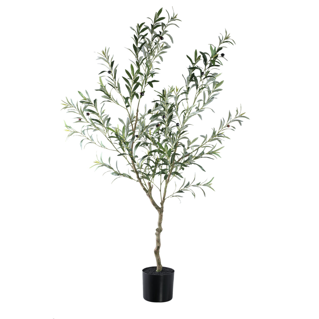 Tree Green Olive Tree In Pot L 110x70x156cm PTMD - Kunstplant - PTMD - livinglovely.nl
