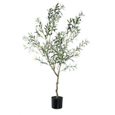 Tree Green Olive Tree In Pot L 110x70x156cm PTMD - Kunstplant - PTMD - livinglovely.nl
