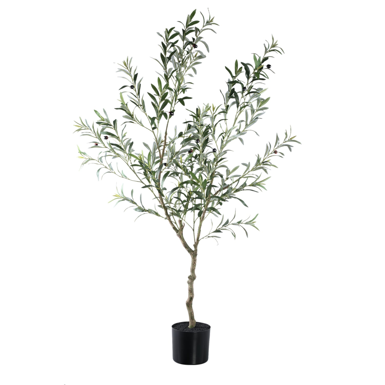 Tree Green Olive Tree In Pot L 110x70x156cm PTMD - Kunstplant - PTMD - livinglovely.nl