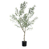 Tree Green Olive Tree In Pot L 110x70x156cm PTMD - Kunstplant - PTMD - livinglovely.nl