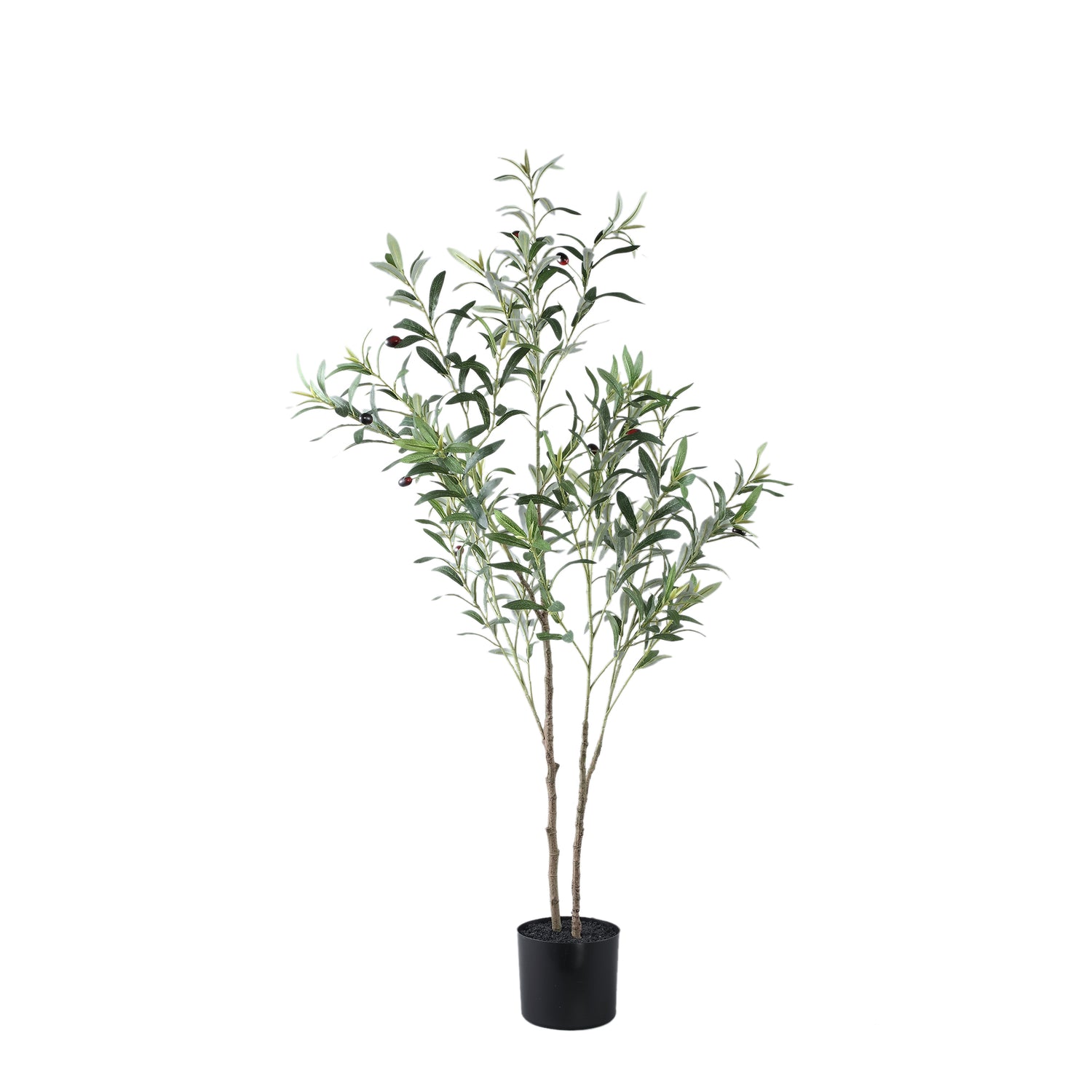 Tree Green Olive Tree In Pot S 92x65x126cm PTMD - Kunstplant - PTMD - livinglovely.nl