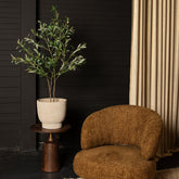 Tree Green Olive Tree In Pot S 92x65x126cm PTMD - Kunstplant - PTMD - livinglovely.nl