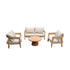 Tuinset Bilbao Teakhout Naturel van Livingfurn