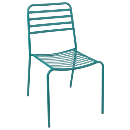 Gartenstuhl Dedi Türkis Metall J-Line