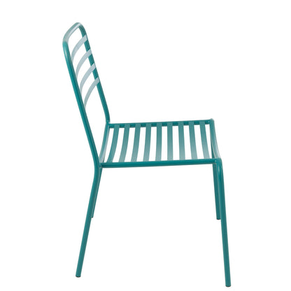 Gartenstuhl Dedi Türkis Metall J-Line