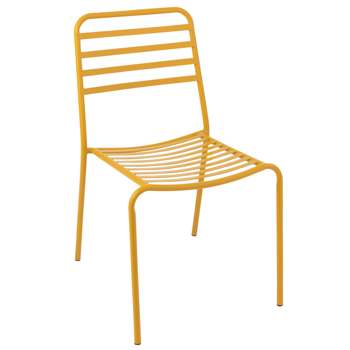 Gartenstuhl Gelb Metall J-Line