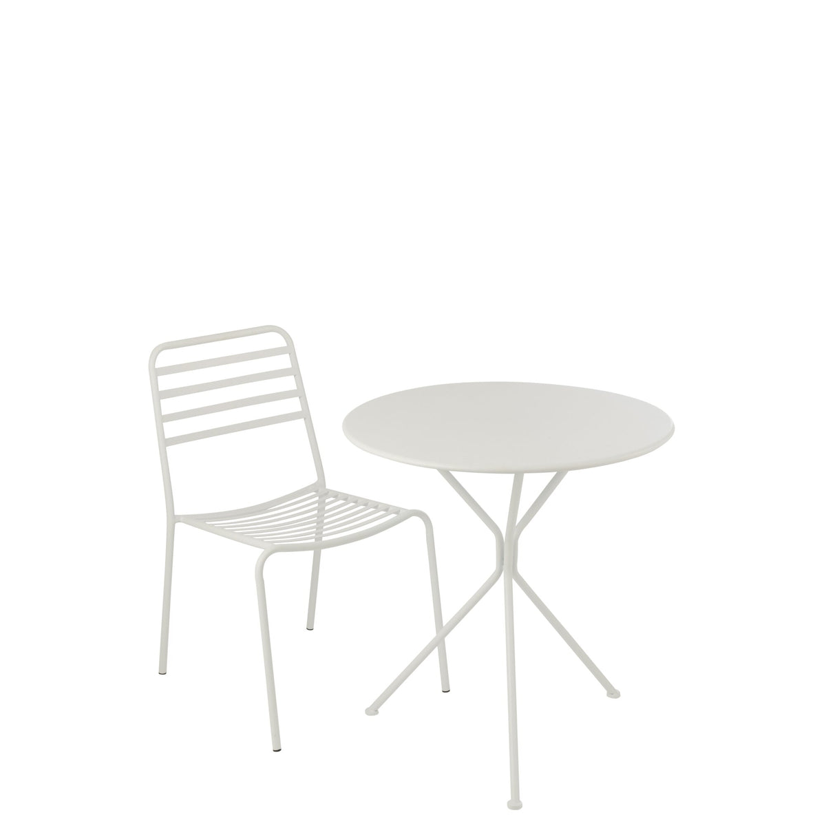 Tuintafel Tripod Rond Metaal Wit Large J-Line