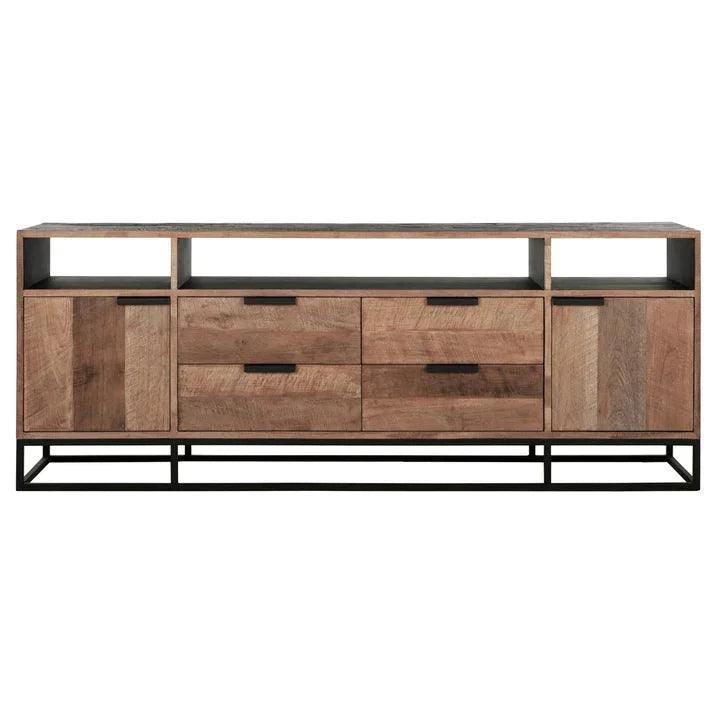 TV-meubel Cosmo No.3 200cm van DTP Home in gerecycled teakhout