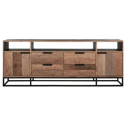 TV-meubel Cosmo No.3 200cm van DTP Home in gerecycled teakhout