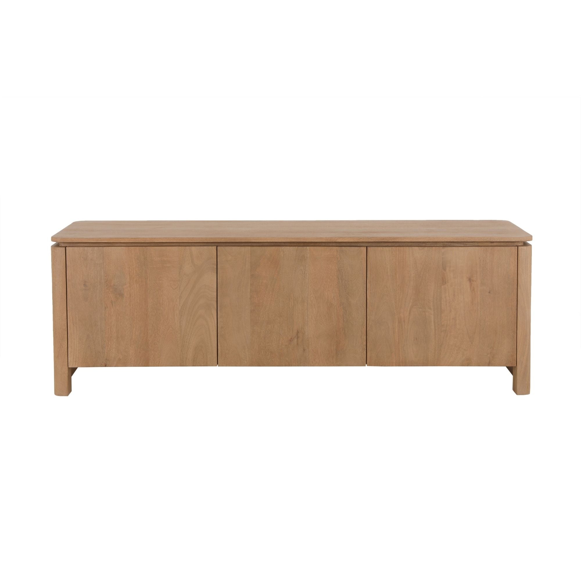 Mangohouten TV-meubel Dallas van Starfurn met warme naturel afwerking