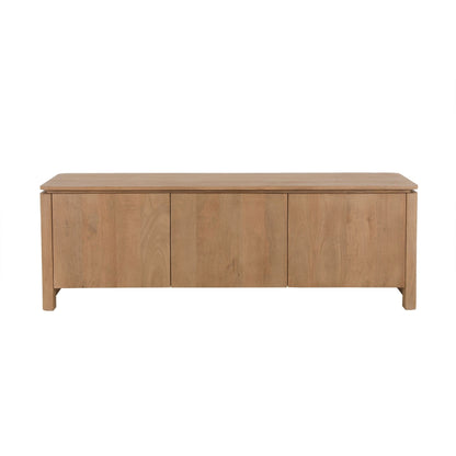Mangohouten TV-meubel Dallas van Starfurn met warme naturel afwerking