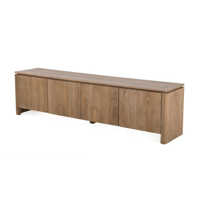TV-meubel Dallas Naturel 210cm van Starfurn, handgemaakt van mangohout