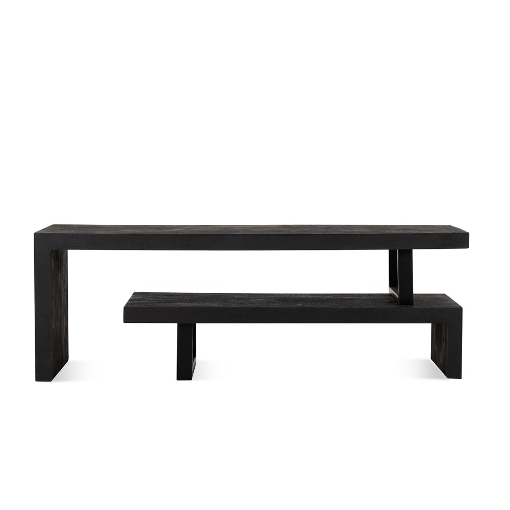 Tv-Meubel Kelly Zwart 140cm - TV meubel - Benoa - livinglovely.nl