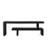 Tv-Meubel Kelly Zwart 140cm - TV meubel - Benoa - livinglovely.nl