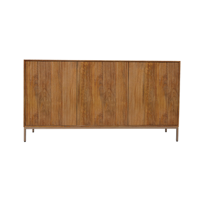Tv meubel Madison 165cm van Starfurn geplaatst tegen een lichte muur in een modern interieur
