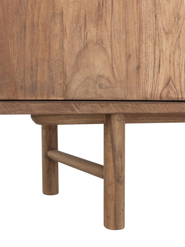 TV stand Bliss No.2 large, 4 doors, 2 open racks - - DTP Home - livinglovely.nl