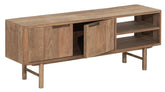 TV stand Bliss No.2 small, 2 doors, 2 open racks - - DTP Home - livinglovely.nl
