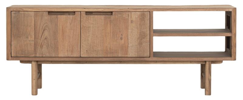 TV stand Bliss No.2 small, 2 doors, 2 open racks - - DTP Home - livinglovely.nl