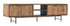 TV stand Evo large, 4 doors, 2 open racks - - DTP Home - livinglovely.nl