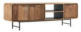 TV stand Evo medium, 3 doors, 2 open racks - - DTP Home - livinglovely.nl