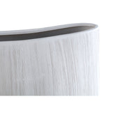 Detail van de voet van de witte Tywin pot large van PTMD
