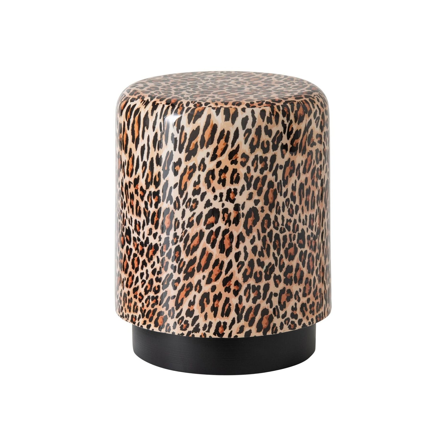Kruk Leo Rond Metaal Caramel/Zwart J-Line
