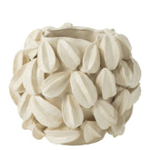 Vaas Botanica Cacao Breed Beige - Vaas - J-Line - livinglovely.nl
