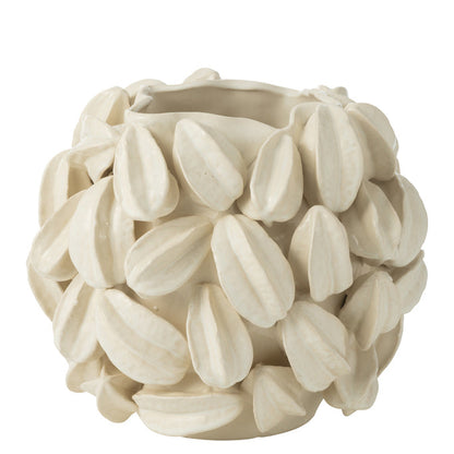 Vaas Botanica Cacao Breed Beige - Vaas - J-Line - livinglovely.nl
