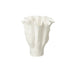 Vaas Calyx Keramiek Wit Medium - Vaas - J-Line - livinglovely.nl