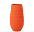 Vaas Fiesta Keramiek Oranje XL L28cmxB25cmxH55cm J-Line - Vaas - J-Line - livinglovely.nl
