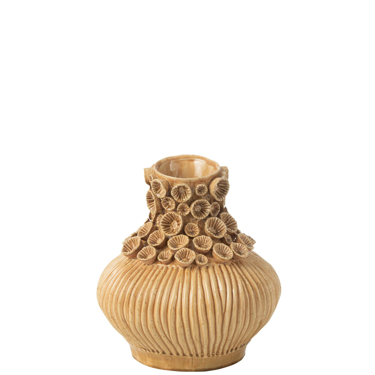 Vaas Gourd Koraal Klei Oker J-Line