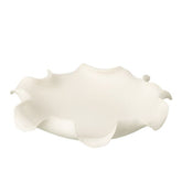 Vaas Helix Onregelmatig Keramiek Wit Ø31cmxH31cm J-Line
