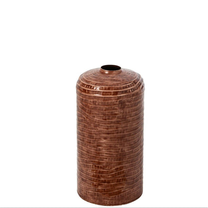 Vaas IJzer Bruin Ø28cm x H56cm J-Line