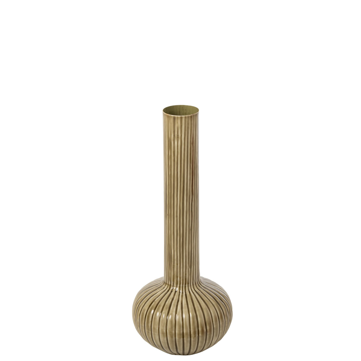 Vase Eisen Olivgrün Large J-Line