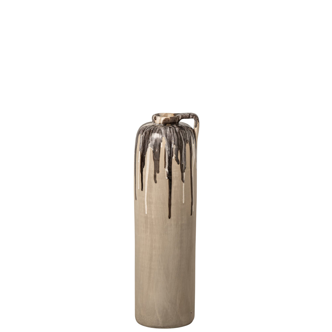 Keramikvase Beige/Braun Klein J-Line