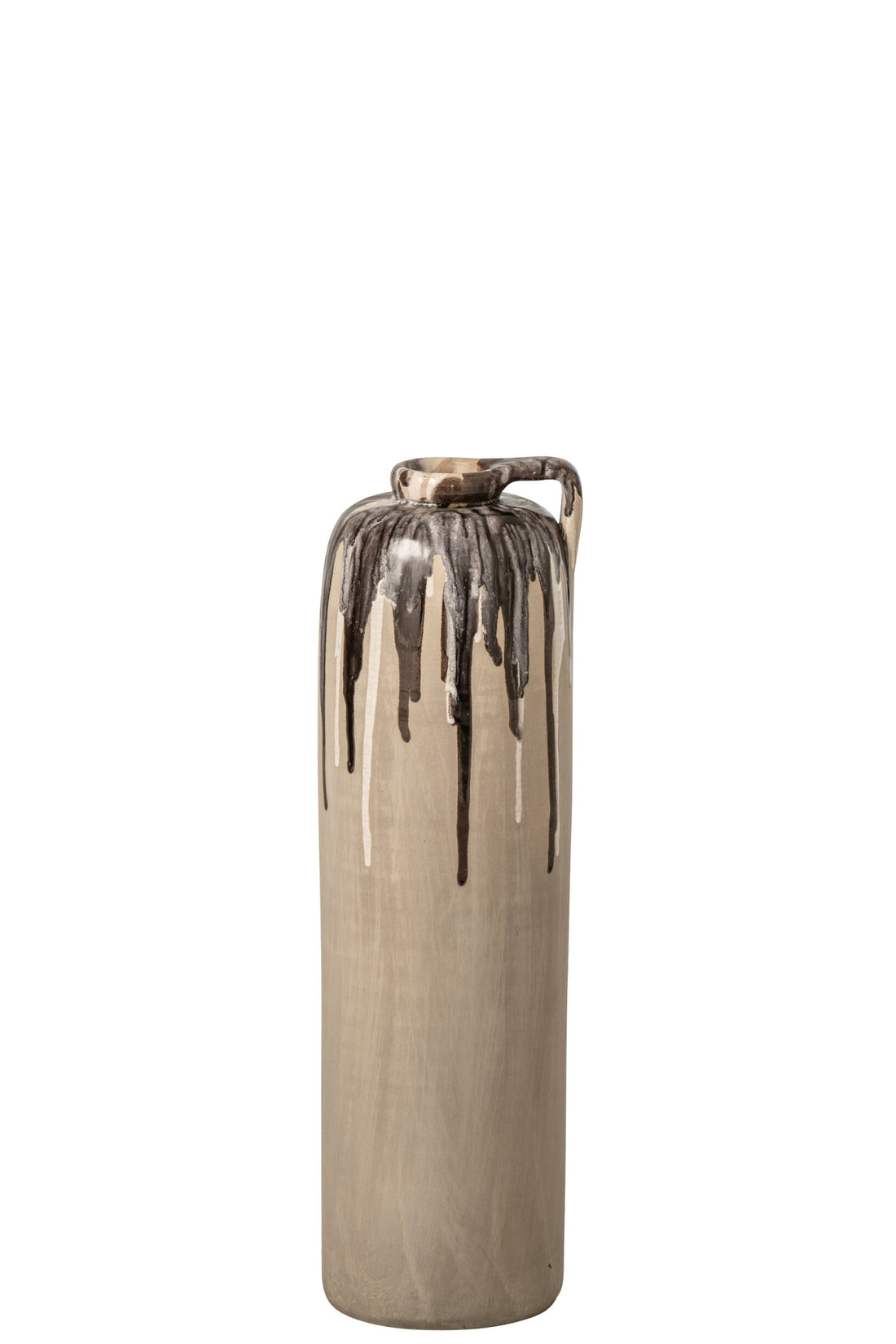 Keramikvase Beige/Braun Klein J-Line