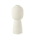 Vaas Lantaarn Keramiek Wit Large Dia 21,5cmxH50cm J-Line - Vaas - J-Line - livinglovely.nl
