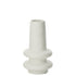 Vaas Lyra Keramiek Wit Small Dia 18cmxH32cm J-Line - Vaas - J-Line - livinglovely.nl