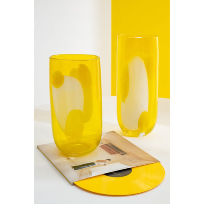 Vaas Mona Glas Transparant/Geel Small J-Line
