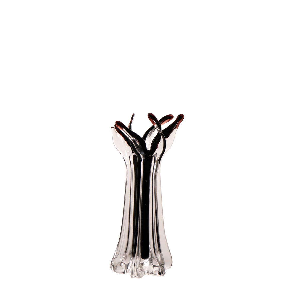 Vase Serena Glas Schwarz J-Line