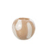 Vaas Stippen Glas Lichtbeige/Wit Small J-Line