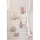 Vaas Streep Glas Lichtroze Small J-Line