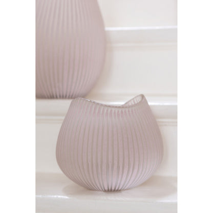 Vaas Streep Glas Lichtroze Small J-Line