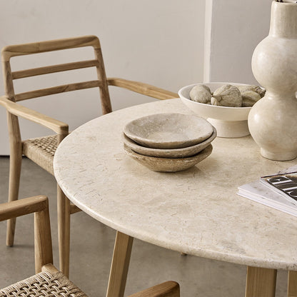 Verano Terrasstoel met Armleuning Naturel Raw Materials - Terrasstoel - Raw Materials - livinglovely.nl