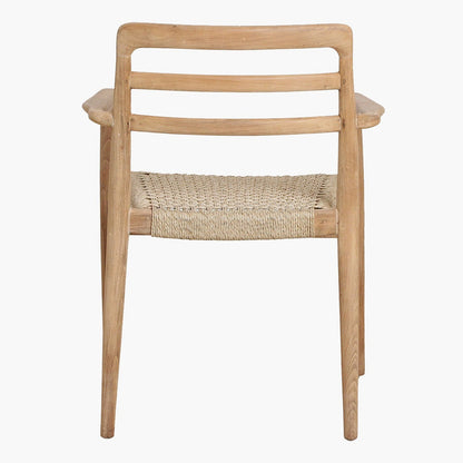 Verano Terrasstoel met Armleuning Naturel Raw Materials - Terrasstoel - Raw Materials - livinglovely.nl