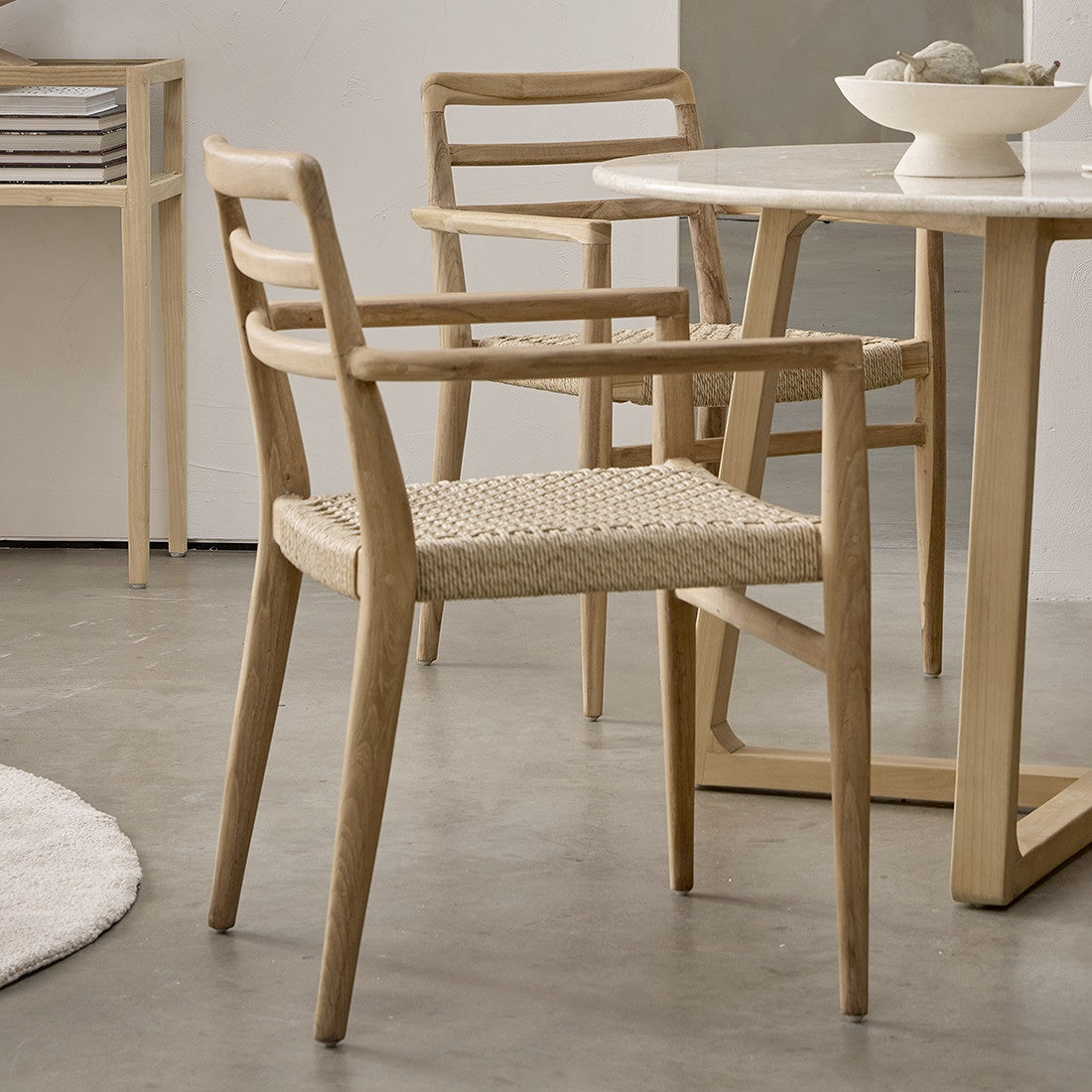 Verano Terrasstoel met Armleuning Naturel Raw Materials - Terrasstoel - Raw Materials - livinglovely.nl