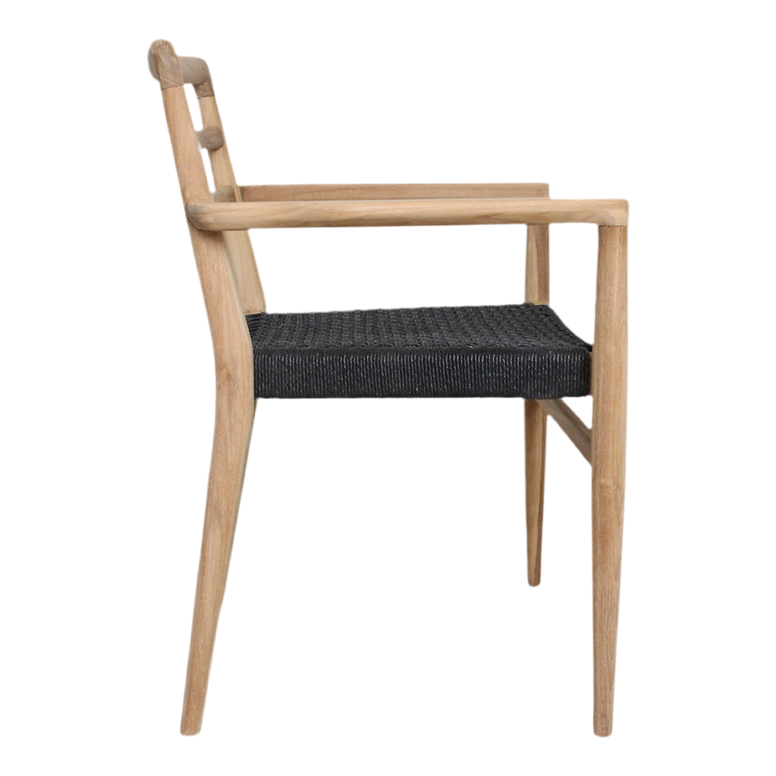 Verano Terrasstoel met Armleuning Zwart Raw Materials - Terrasstoel - Raw Materials - livinglovely.nl