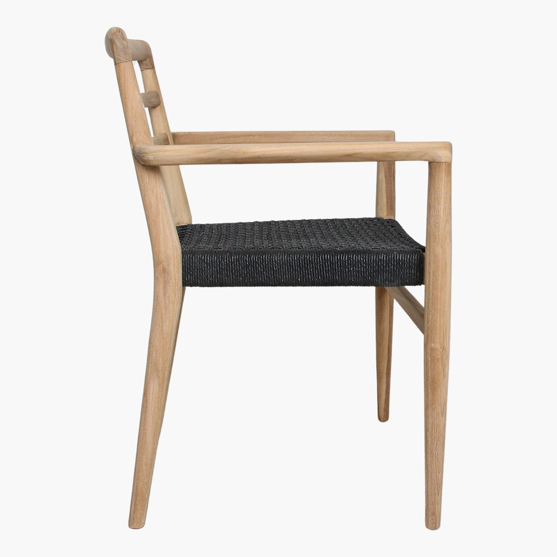 Verano Terrasstoel met Armleuning Zwart Raw Materials - Terrasstoel - Raw Materials - livinglovely.nl
