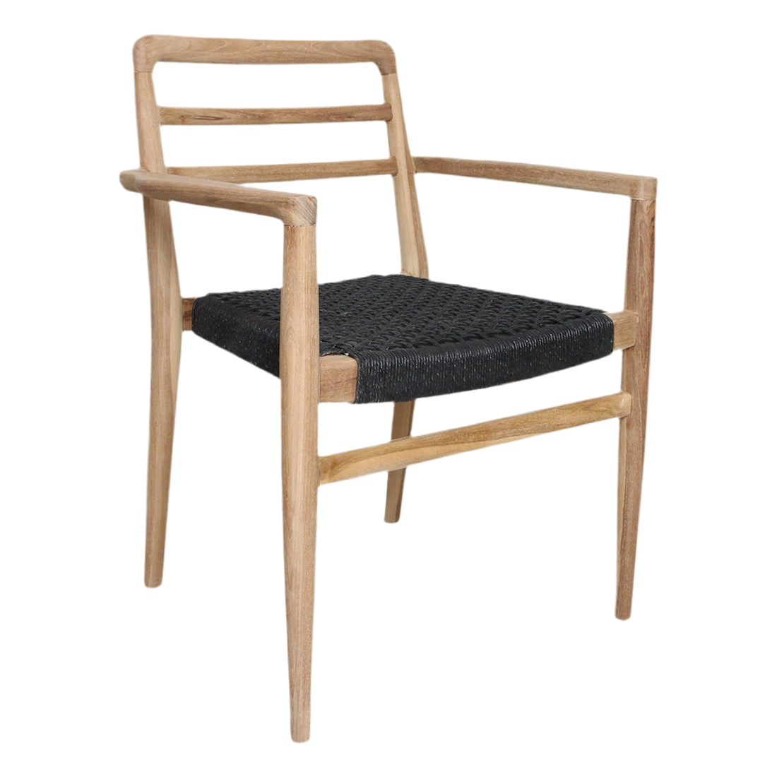 Verano Terrasstoel met Armleuning Zwart Raw Materials - Terrasstoel - Raw Materials - livinglovely.nl